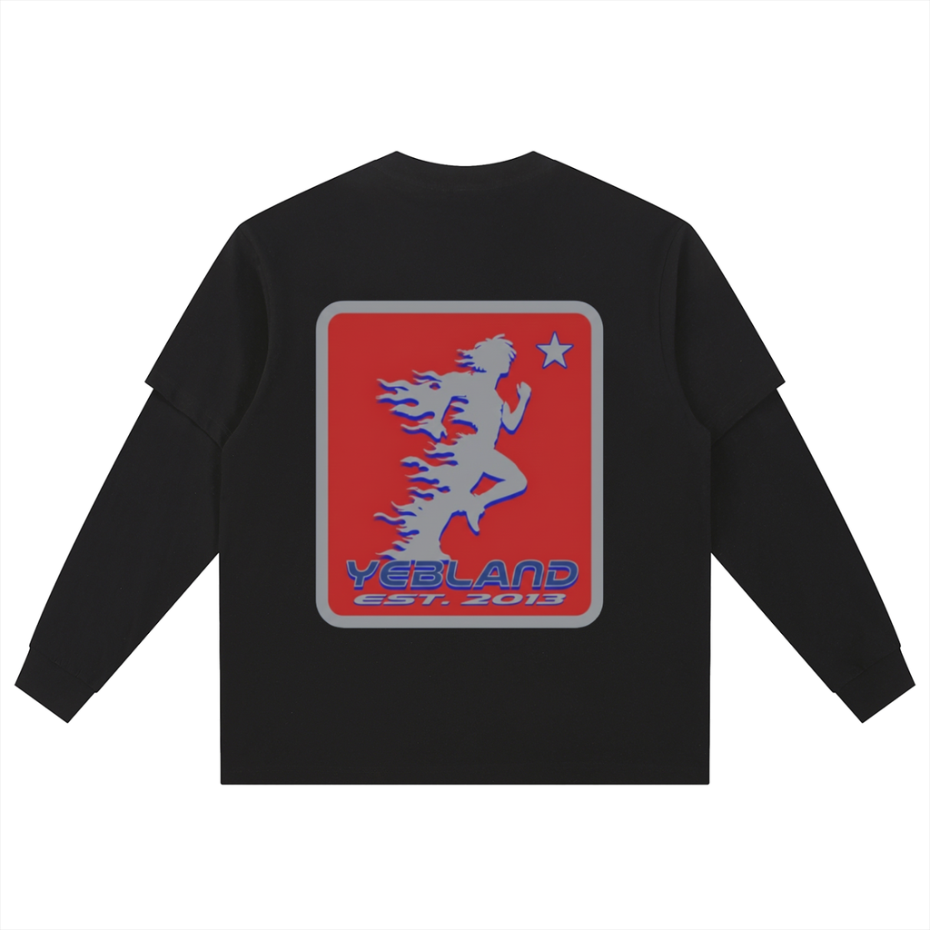 Layered Long Sleeve Oversized Tee
